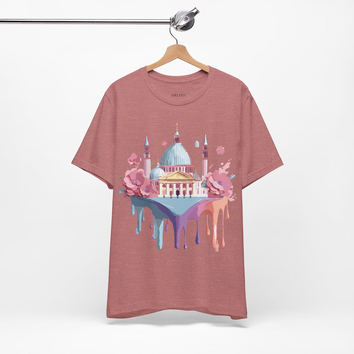 Venice Tourist Graphic Tee Unisex Vintage Inspired Artwork Short Sleeve