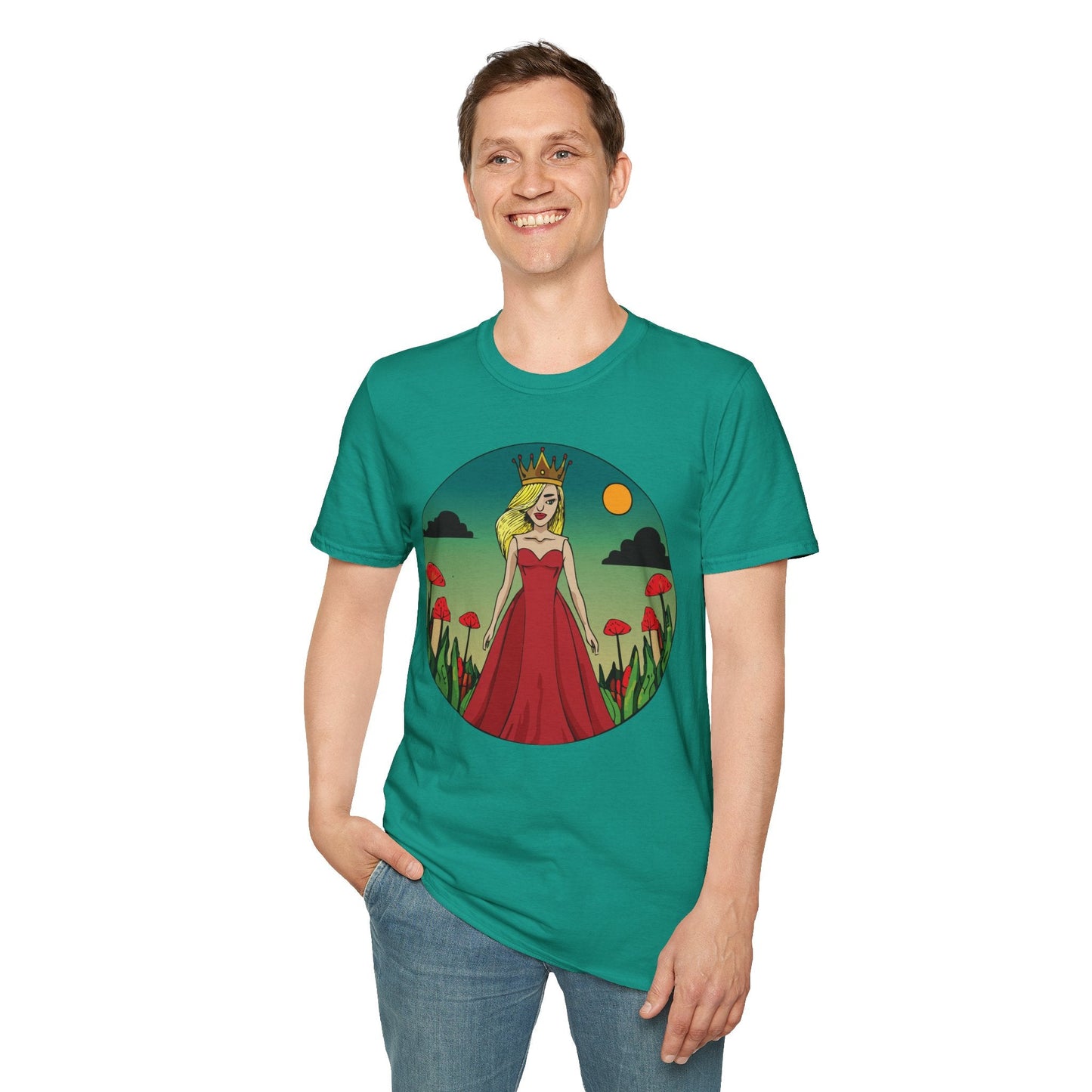 Womens Graphic T Shirt Art Design Tee Unisex Softstyle 64000 Ring Spun Cotton Daily Wear