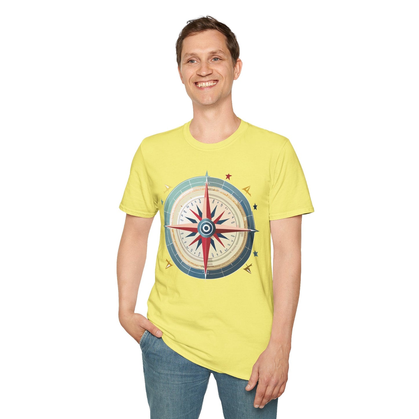 Compass Navigator Graphic Tee Unisex 100 Cotton 21
