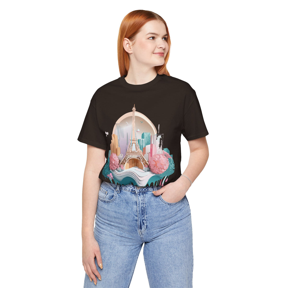Unisex Cotton Bella+Canvas Tee with Paris