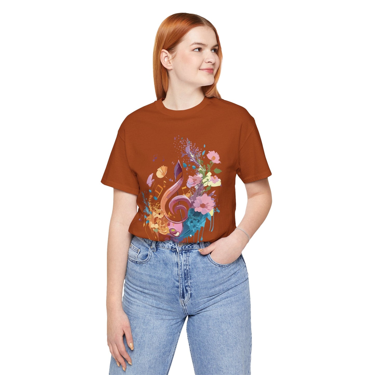 Unisex Graphic T Shirt From Adelpha With Vintage Music Inspired Artwork Short Sleeve Tee