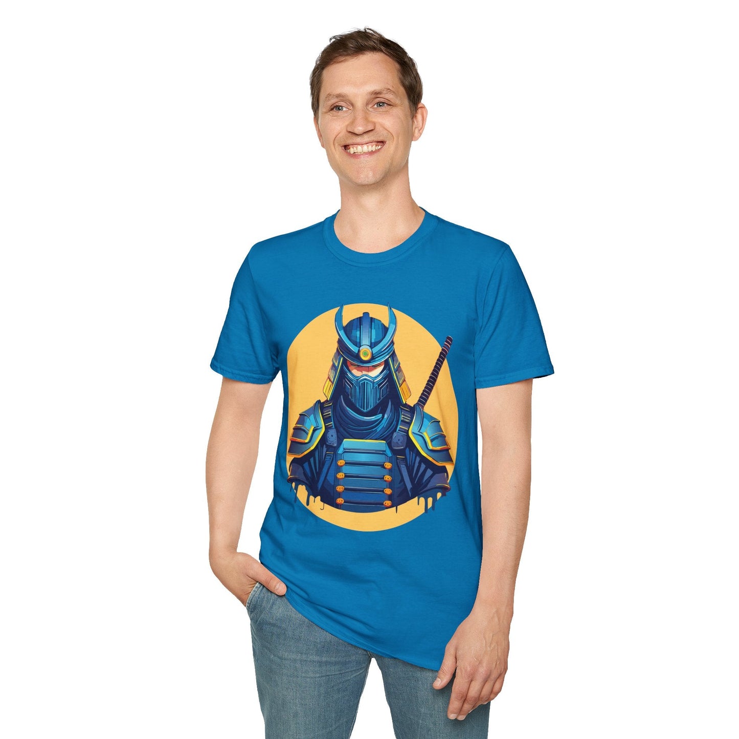 Samurai Shirt Unisex Softstyle T Shirt 100 Percent Ring Spun Cotton Tee For Everyday Comfort
