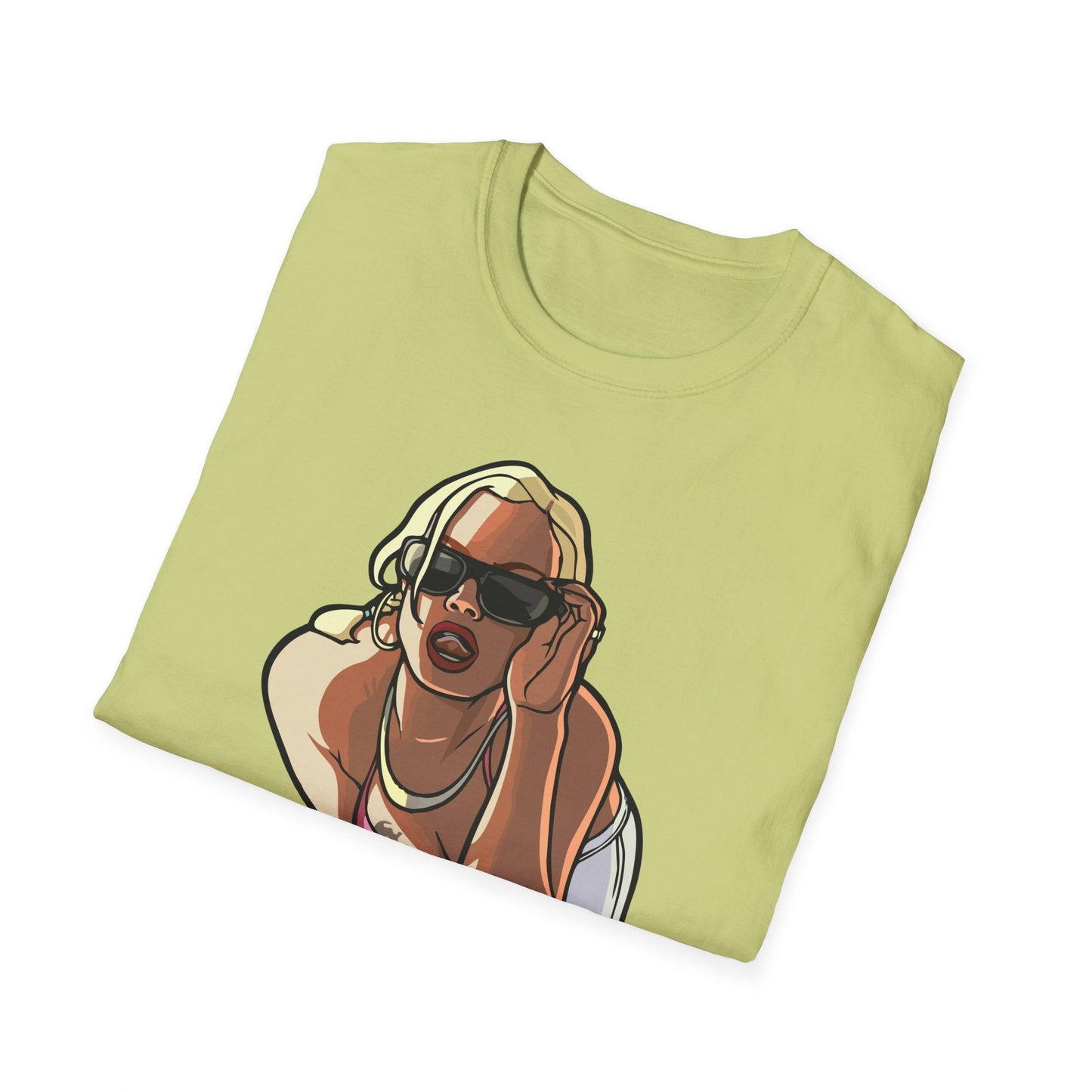 Cartoon Animation T Shirt Funny Tee Unisex Gildan Softstyle 64000 100 Percent Ring Spun Cotton