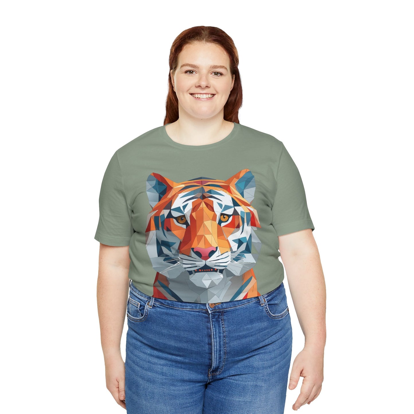 Unisex Animal Shirt With Art Design And Wildlife Theme Short Sleeve Tee For Everyday Wear