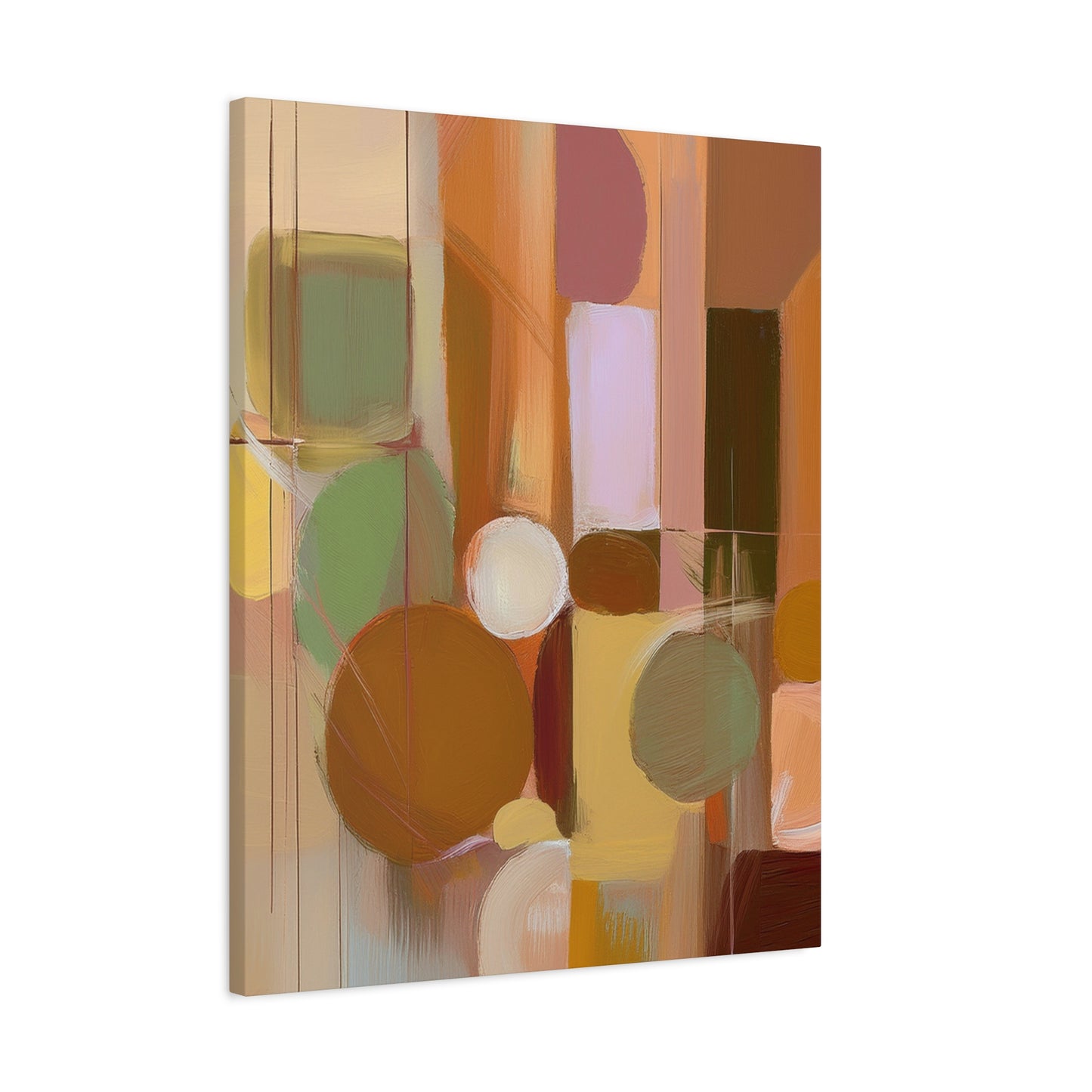 Abstract Geometric Painting Print Canvas 20x24,20x30,24x30 24x32,24x36,30x40 32x48,36x48,40x60 Pine-Wood Inner Frame ABS-53
