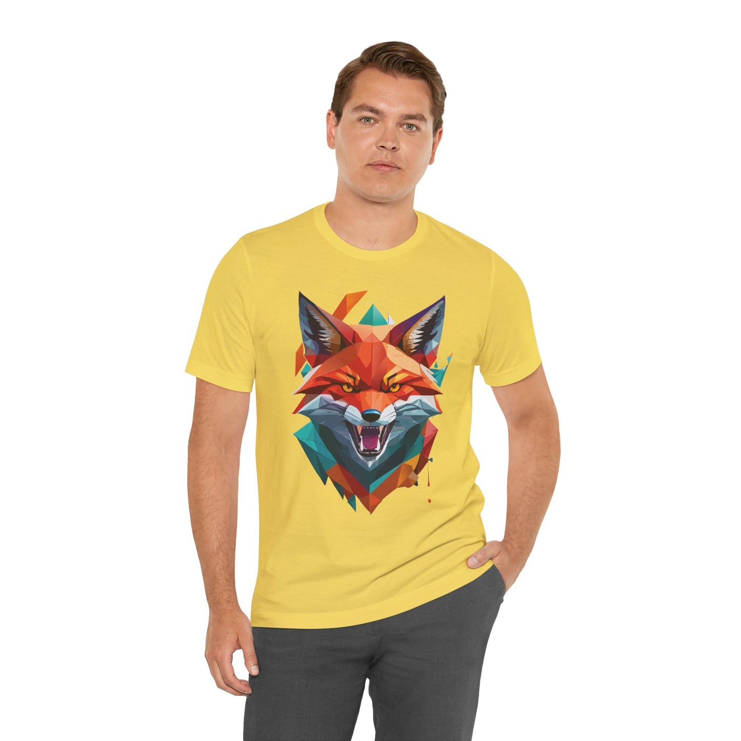 Unisex Animal Print Tee Shirt With Wild Animals Art Design For Men Women Soft Cotton