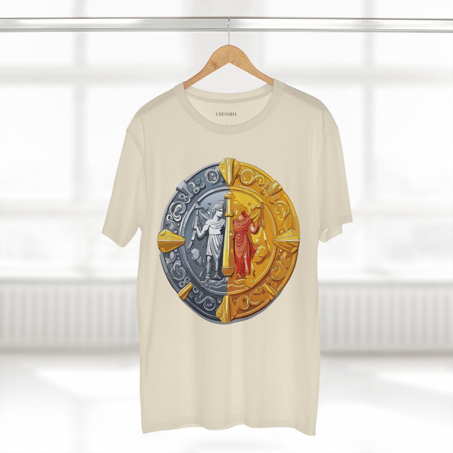 Antique Gold Coin Graphic Design T-Shirt Unisex 100 Cotton With Golden Print Artwork Tee 17