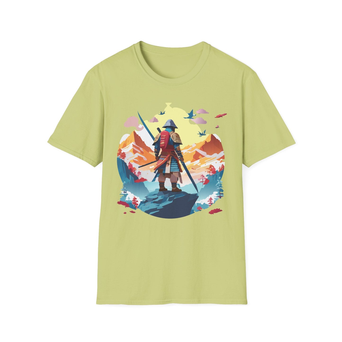Samurai Shirt Unisex T Shirt Gildan Softstyle 64000 Cotton Tee For Everyday Comfort