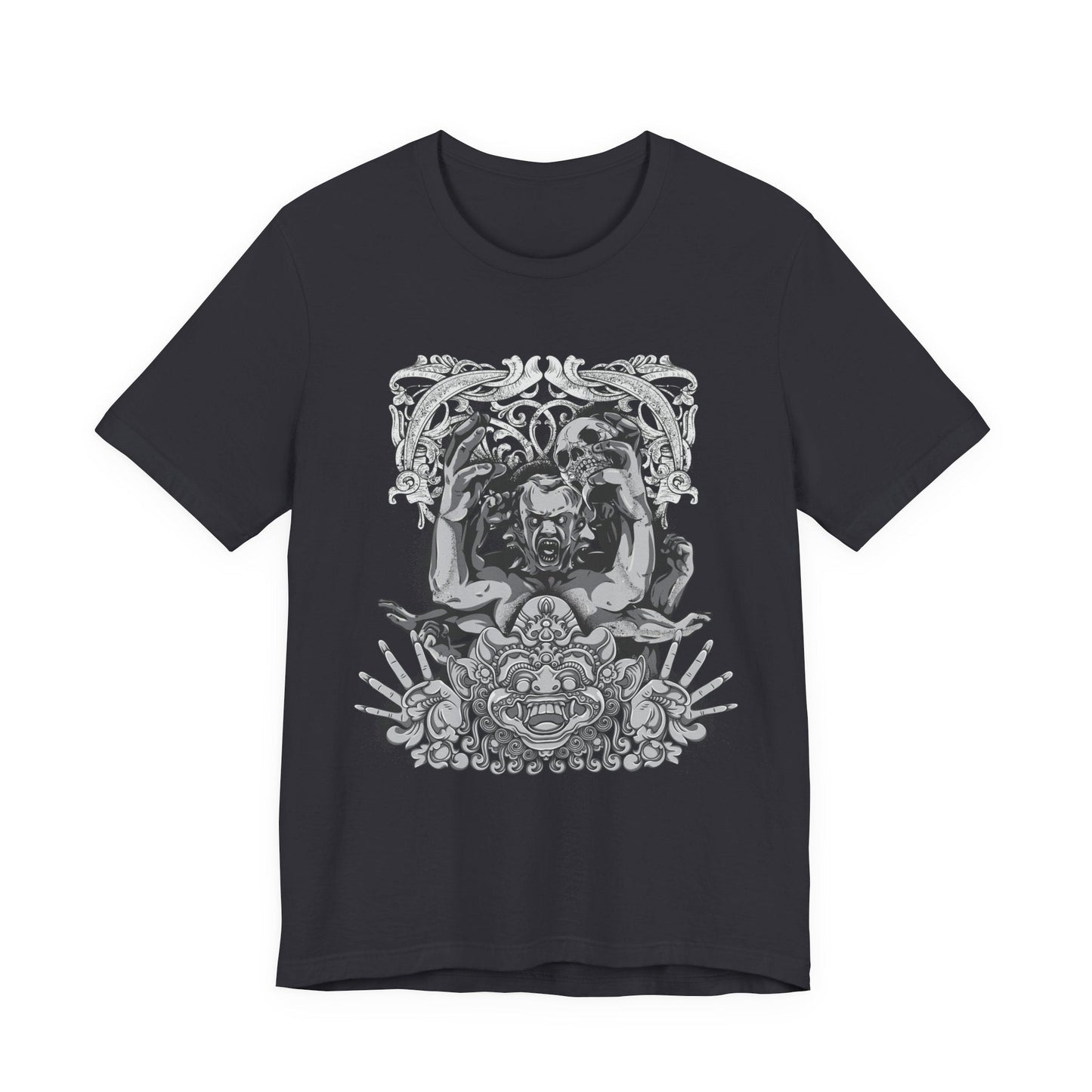 Mask Artwork Illustration Graphic Unisex Cotton T-Shirt r17
