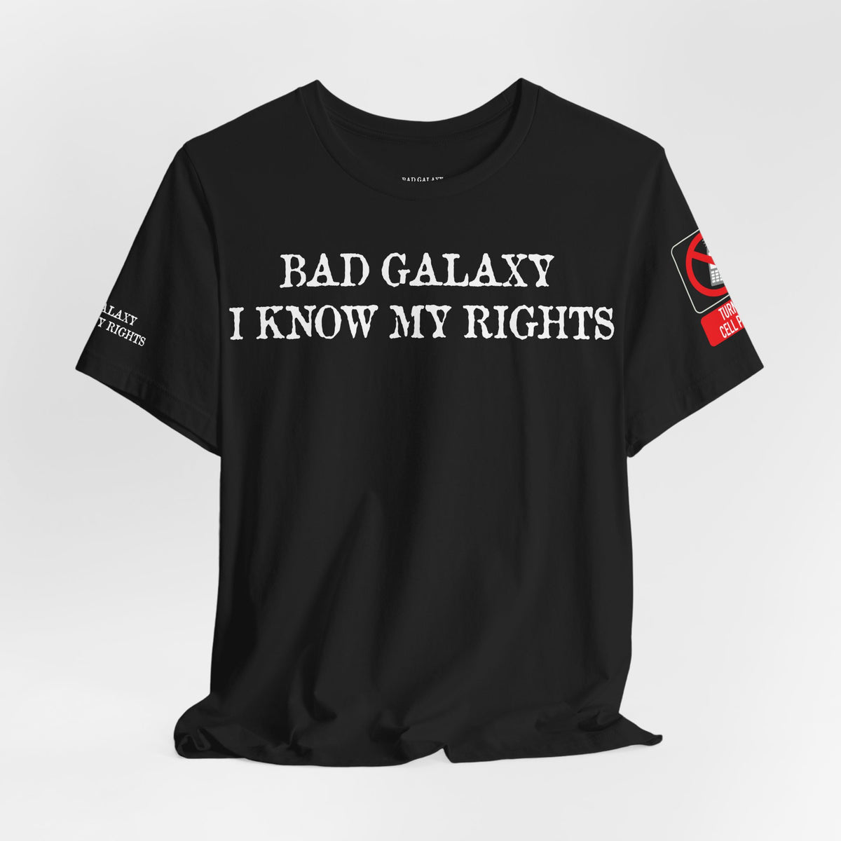 Art Red Stamp Graphic Unisex Cotton Bella+Canvas Tee with Art Design b99