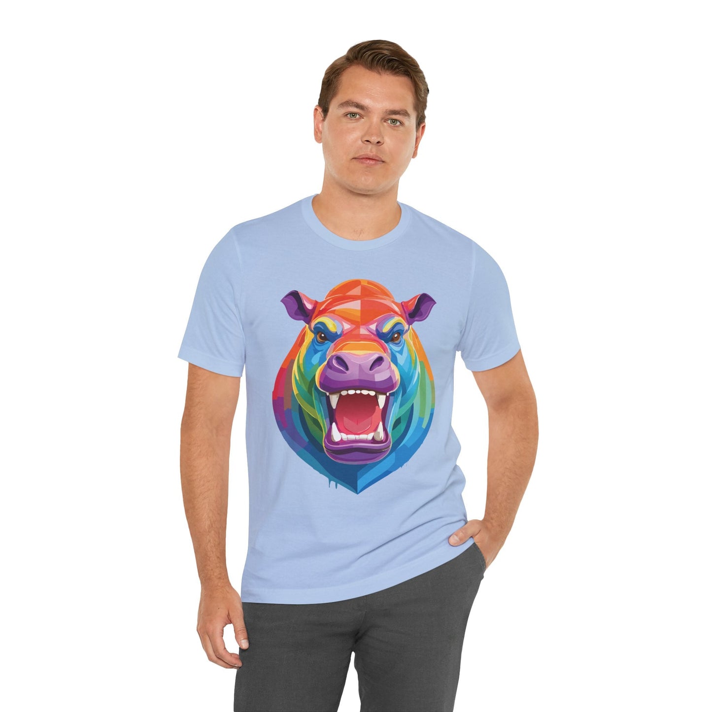 Unisex Animal Shirt with Animals Graphic Tee Art Design Wild Animals Shirt Tee for Everyone