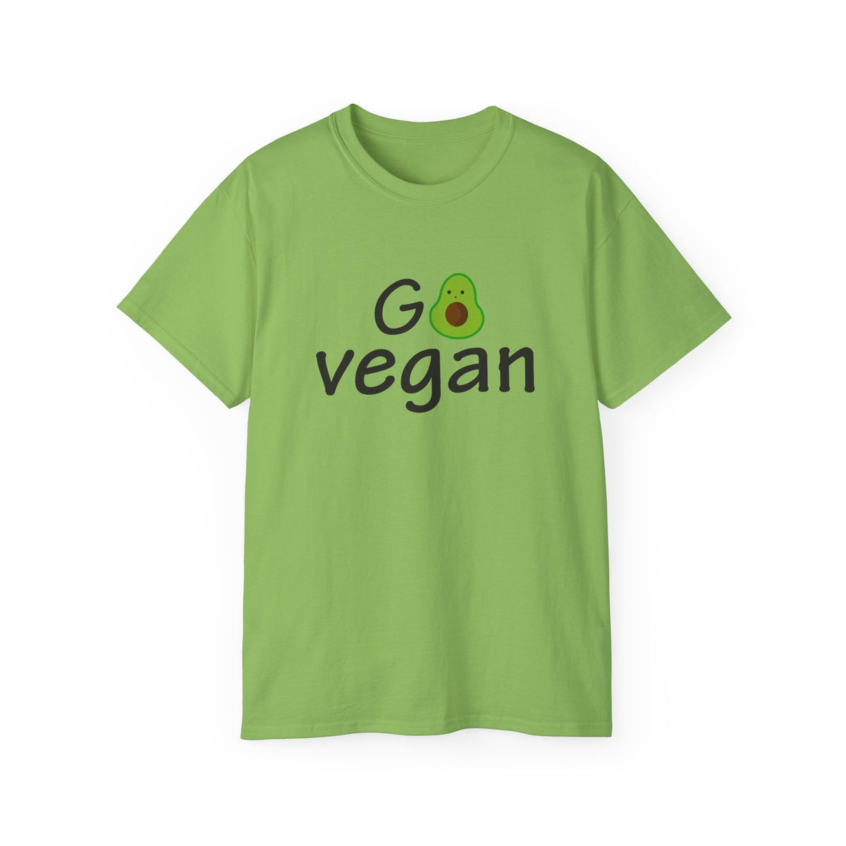 Go Vegan avocado graphic T-Shirt | plant based tee