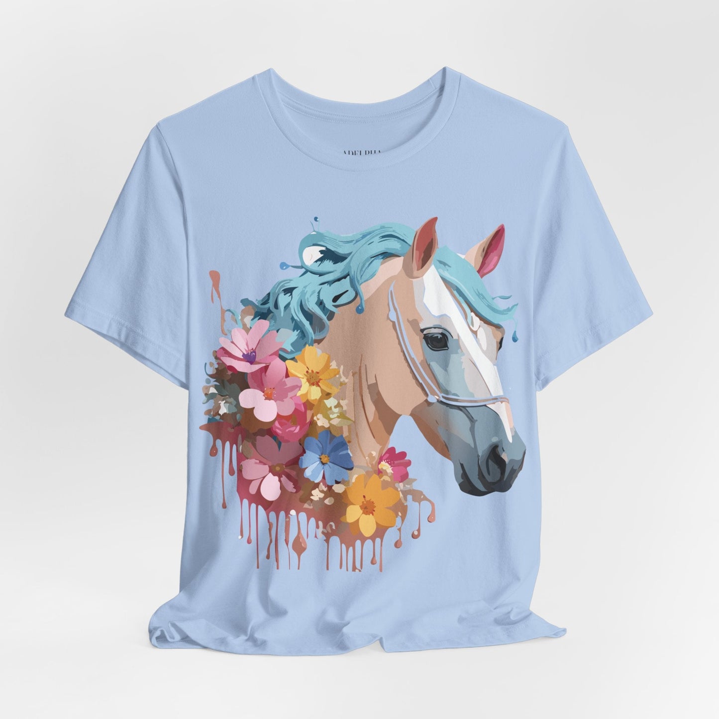 Horse Graphic Unisex 100 Cotton Vintage Animal Art T-Shirt 17