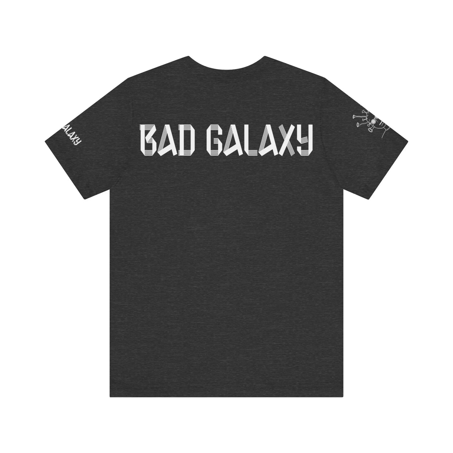 Tee Shirt With Alien From Bad Galaxy 100 Percent Cotton Eco Friendly Inks Made In USA