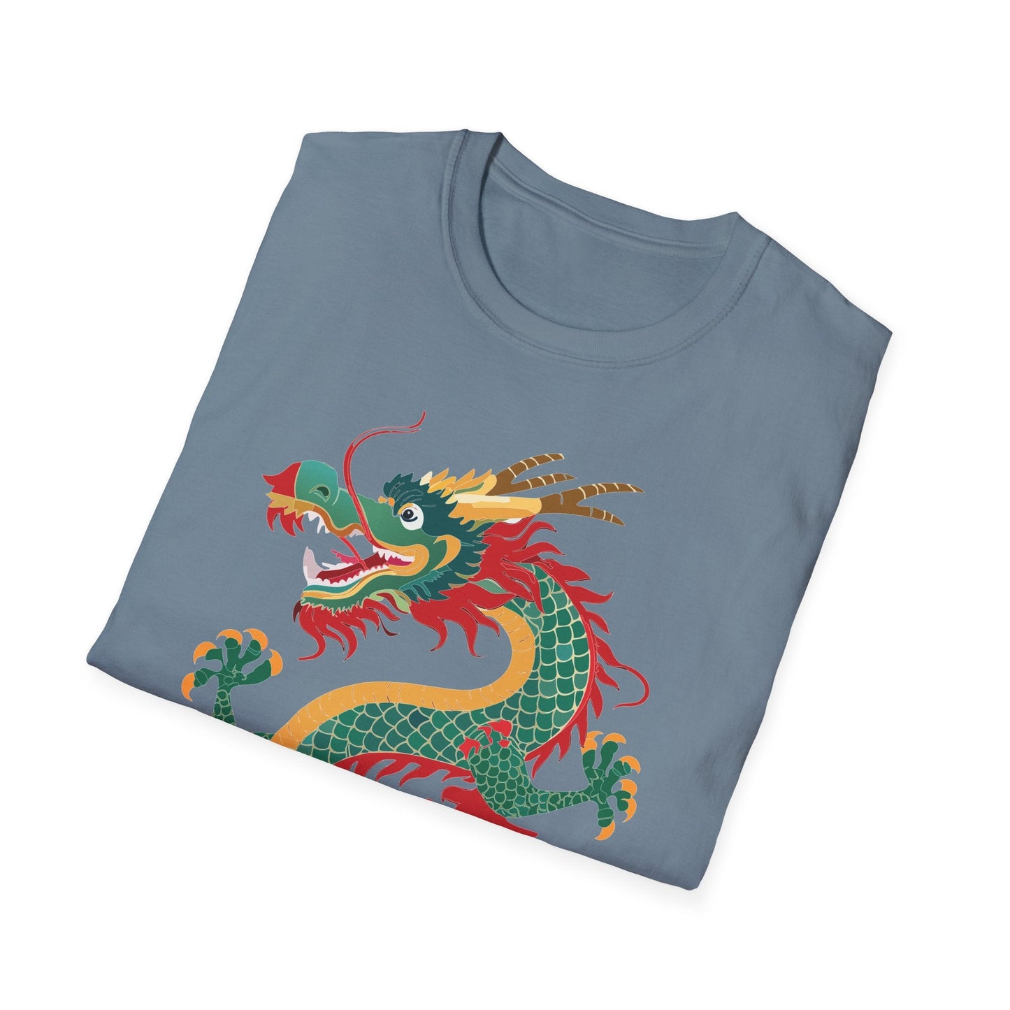 Dragon T Shirt Unisex Dragon Shirt With Animal Art Design Gildan Softstyle Tee 100 Cotton