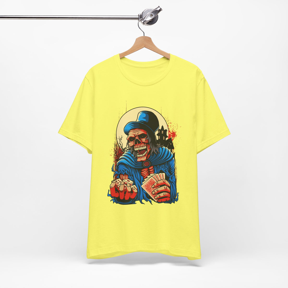 Skull Graphic Design Tee, Skull Shirt, Vintage Tees, Art Design T-Shirt, Graphic Tee, Art Shirts - 1