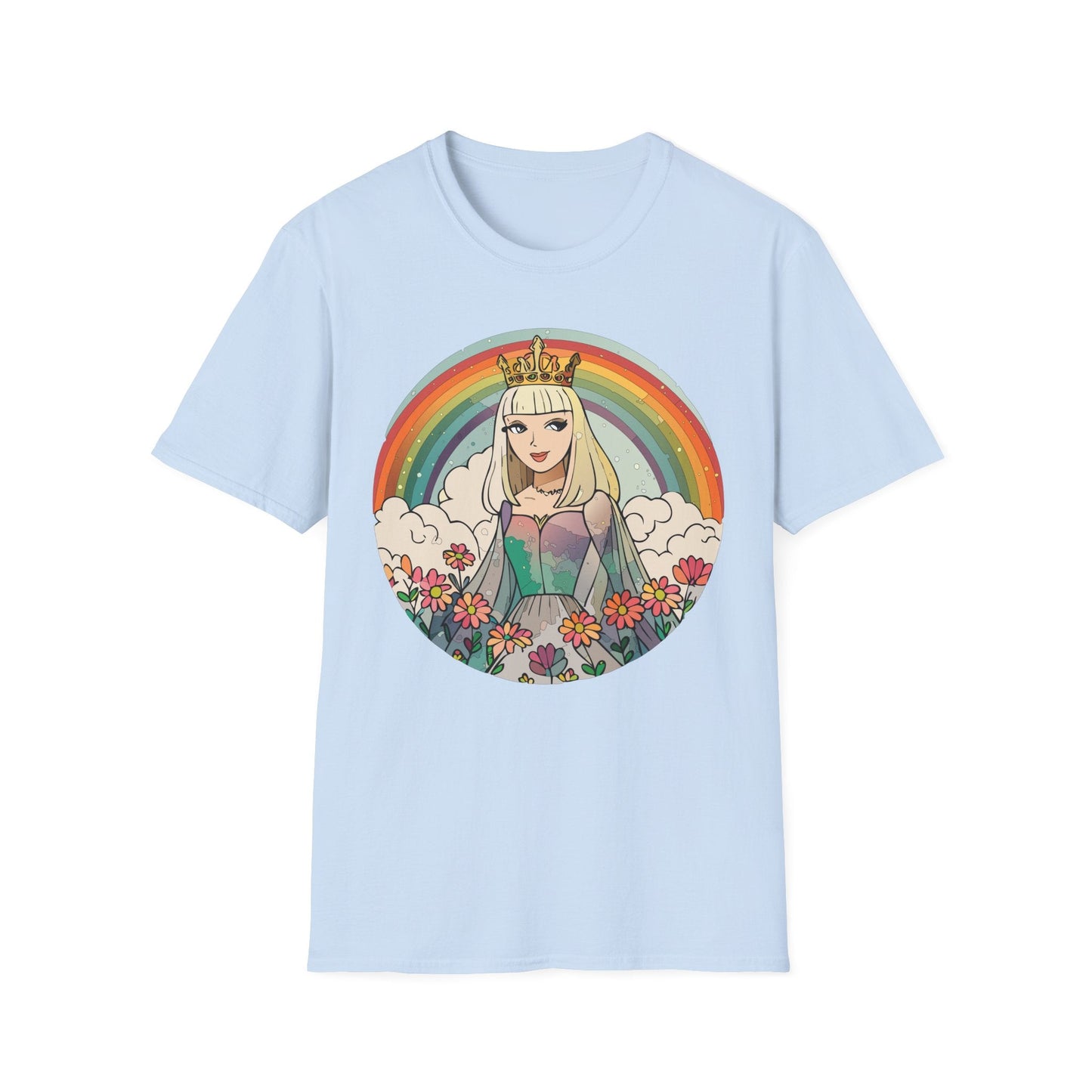 Womens Graphic T Shirt Art Design Tee Softstyle 100 Percent Ring Spun Cotton Comfort