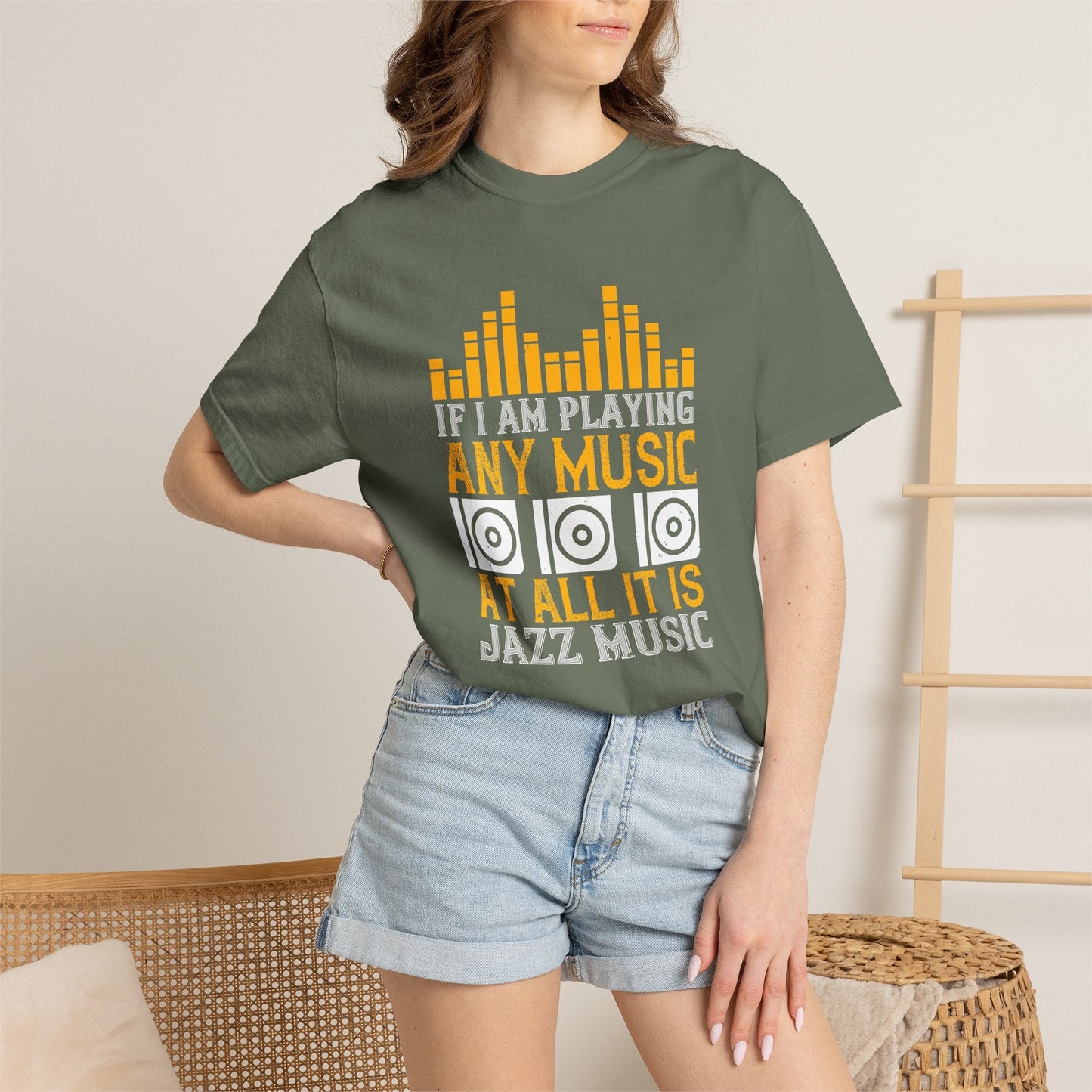 Music Graphic Design Unisex Cotton T-shirt m17