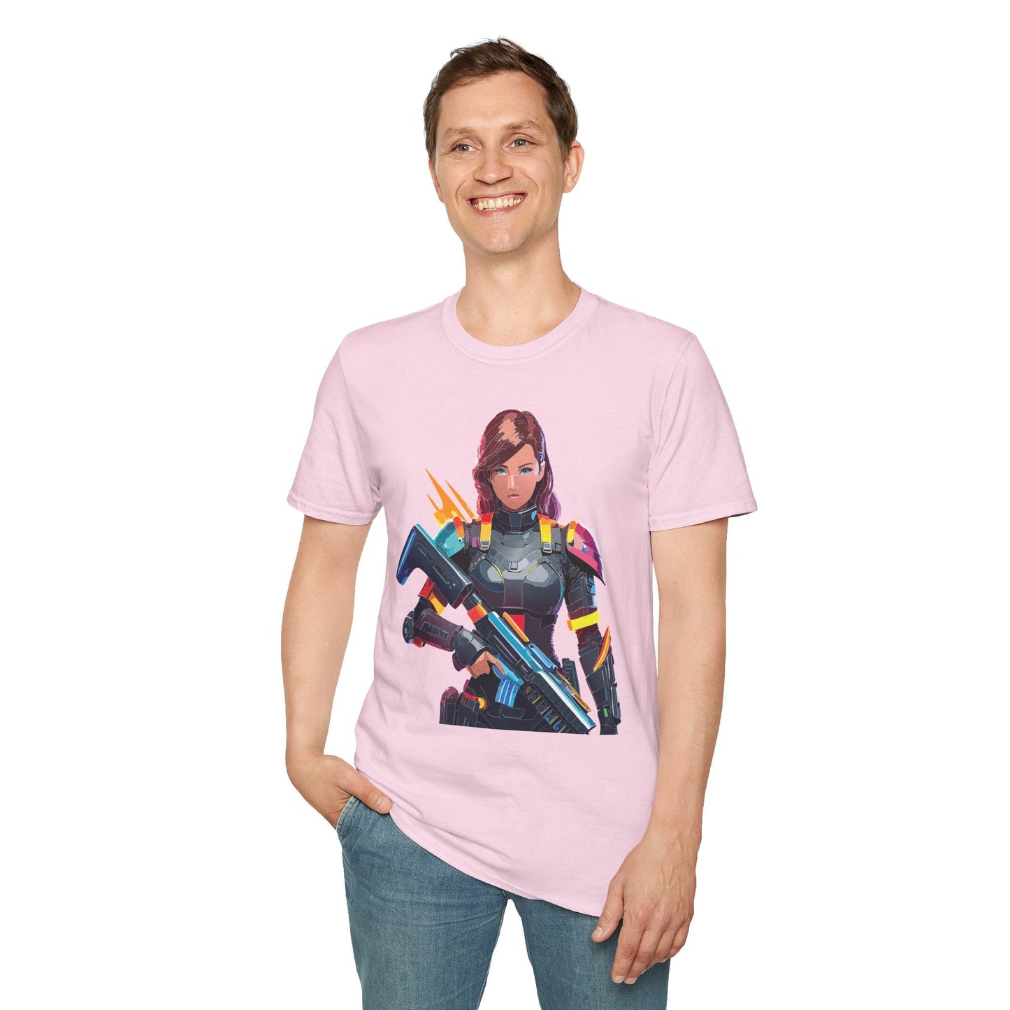 Robocop T Shirt Unisex Gildan Softstyle 64000 100 Percent Ring Spun Cotton Tee Casual Wear