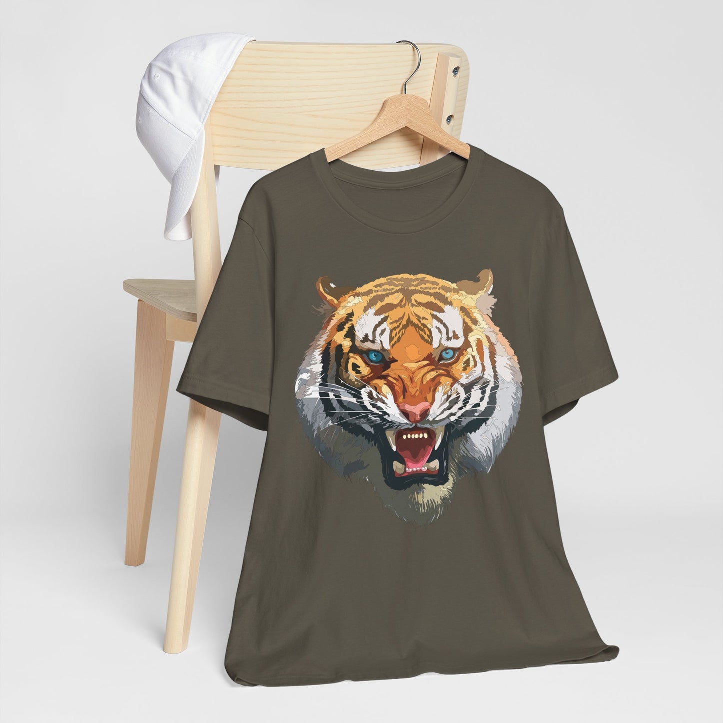 Tiger Shirt, Animal Shirt, T-Shirt with Tiger, Art Design Tee, Wild Animals Tees, Safari T-Shirt, Graphic Design Tee 15