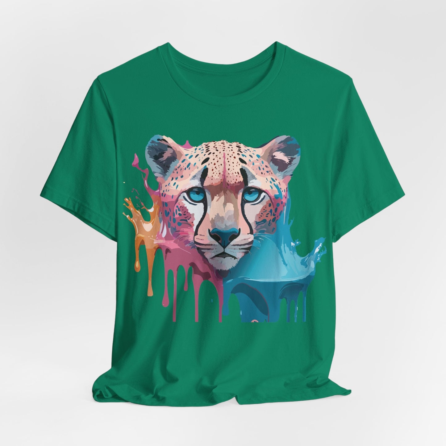 Adelpha Graphic Cheetah Shirt Unisex Vintage Inspired Graphic Tee Art Design