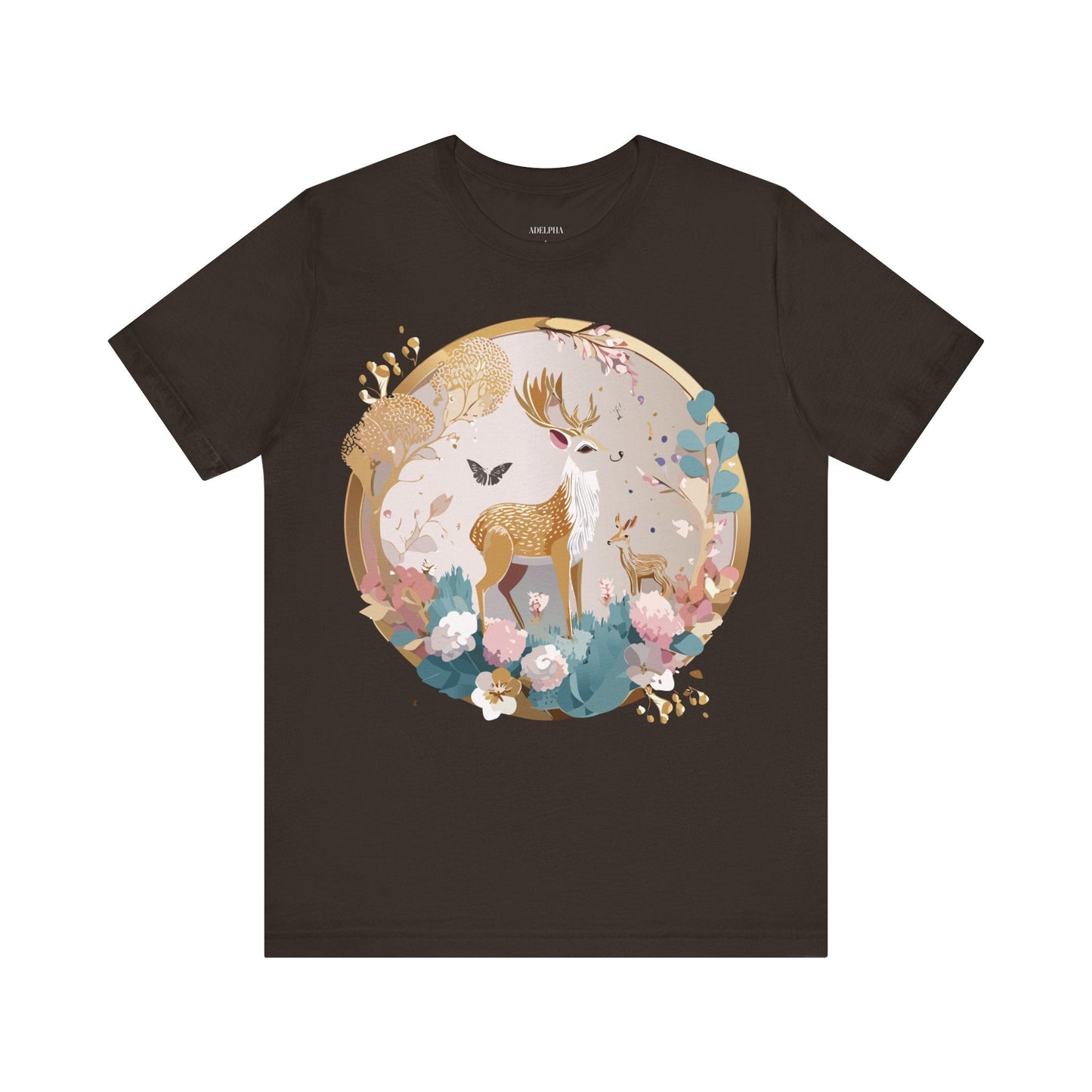Medallion Graphic T Shirt Unisex Adelpha Vintage Inspired Artwork Short Sleeve Tee