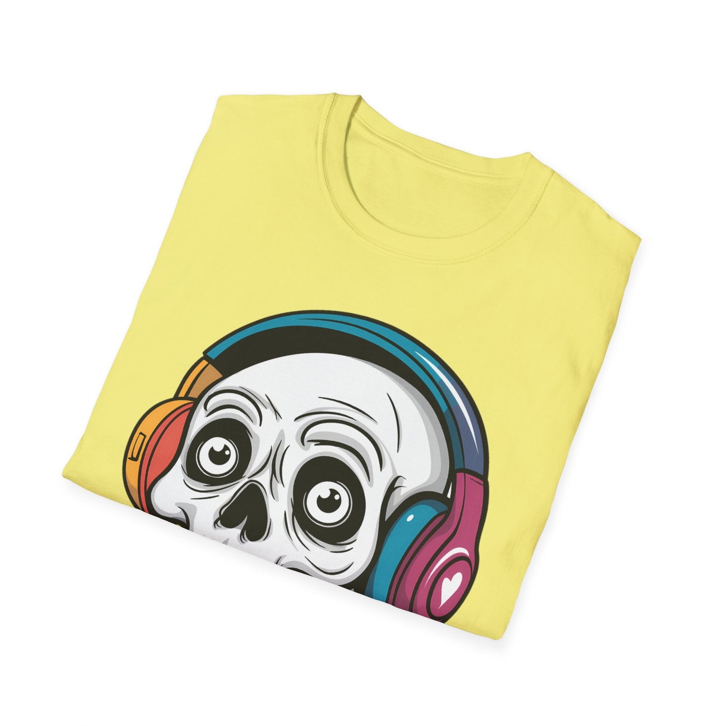 Skull Tee Shirt Unisex Skeleton Shirt With Skull Artwork Gildan Softstyle Cotton Tee