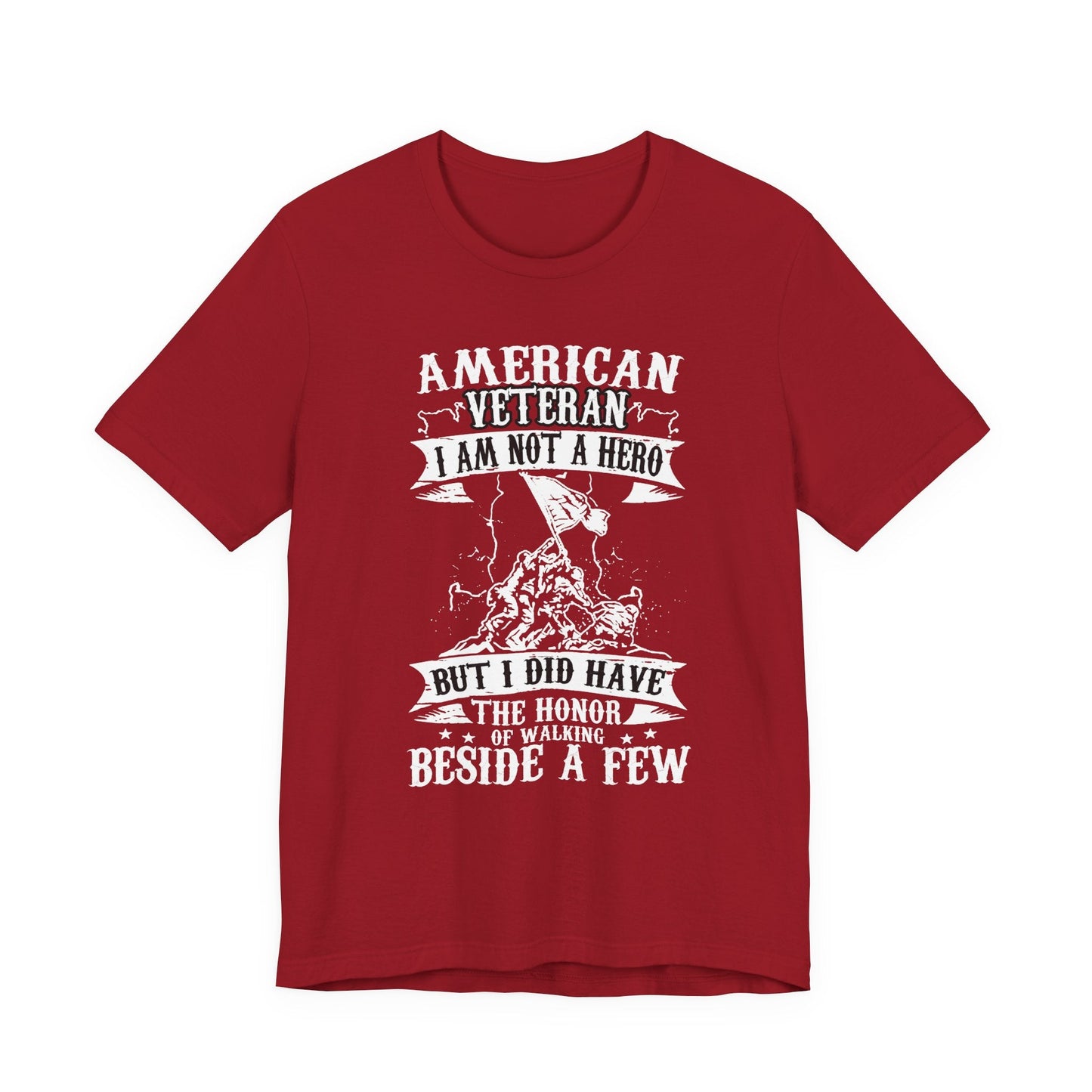 Army Veteran Patriotic Graphic Design Unisex Cotton T-Shirt v53
