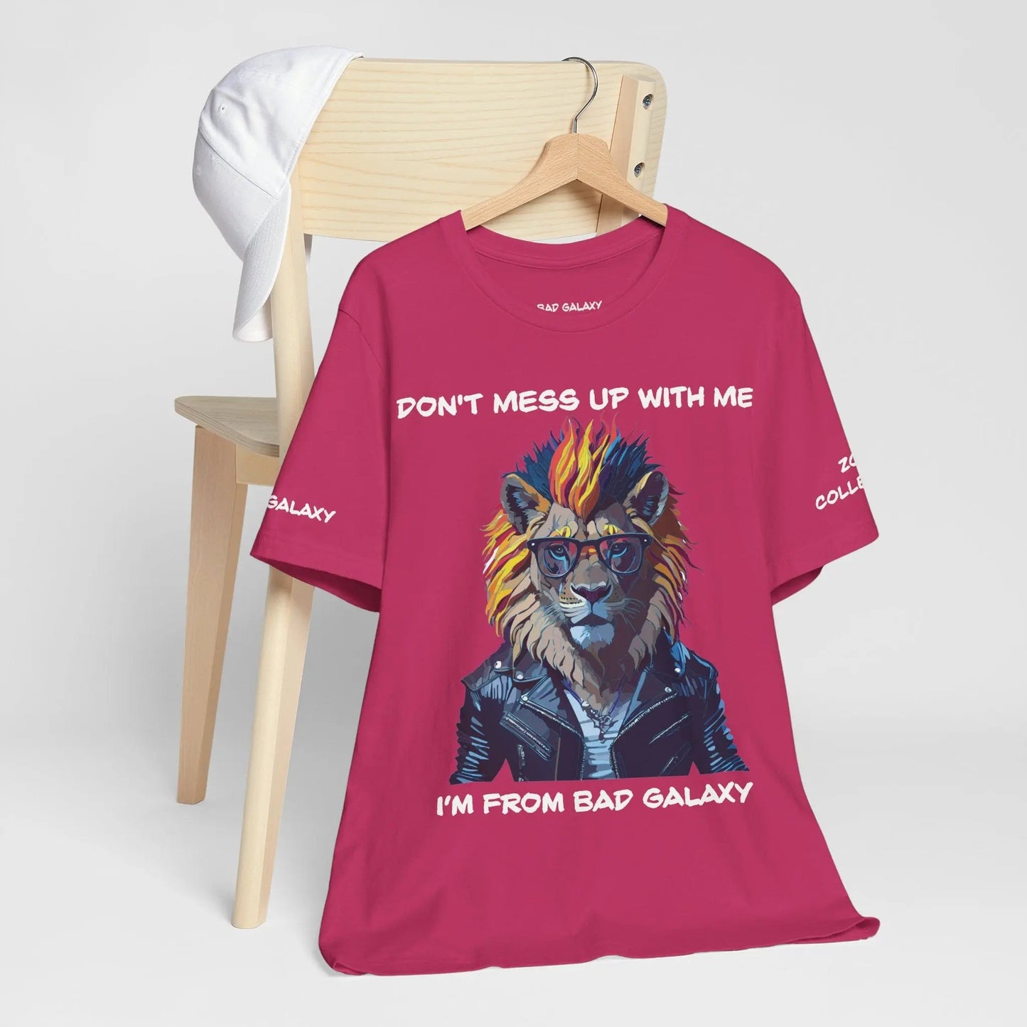 Animal T Shirt From Bad Galaxy Made To Order 100 Percent Cotton Tee Eco Friendly Non Toxic Inks USA