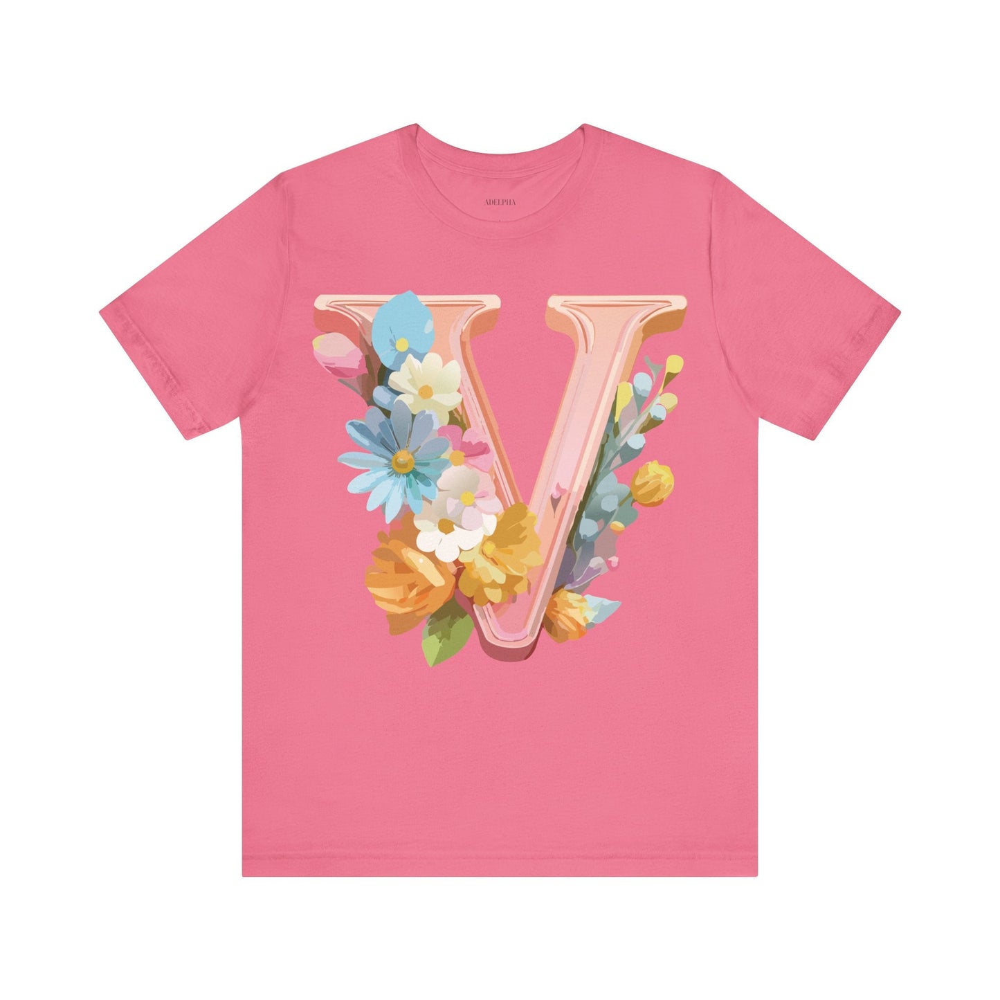 Letter V Shirt Unisex Graphic Tee With Vintage Inspired Artwork From Adelpha Official Edition