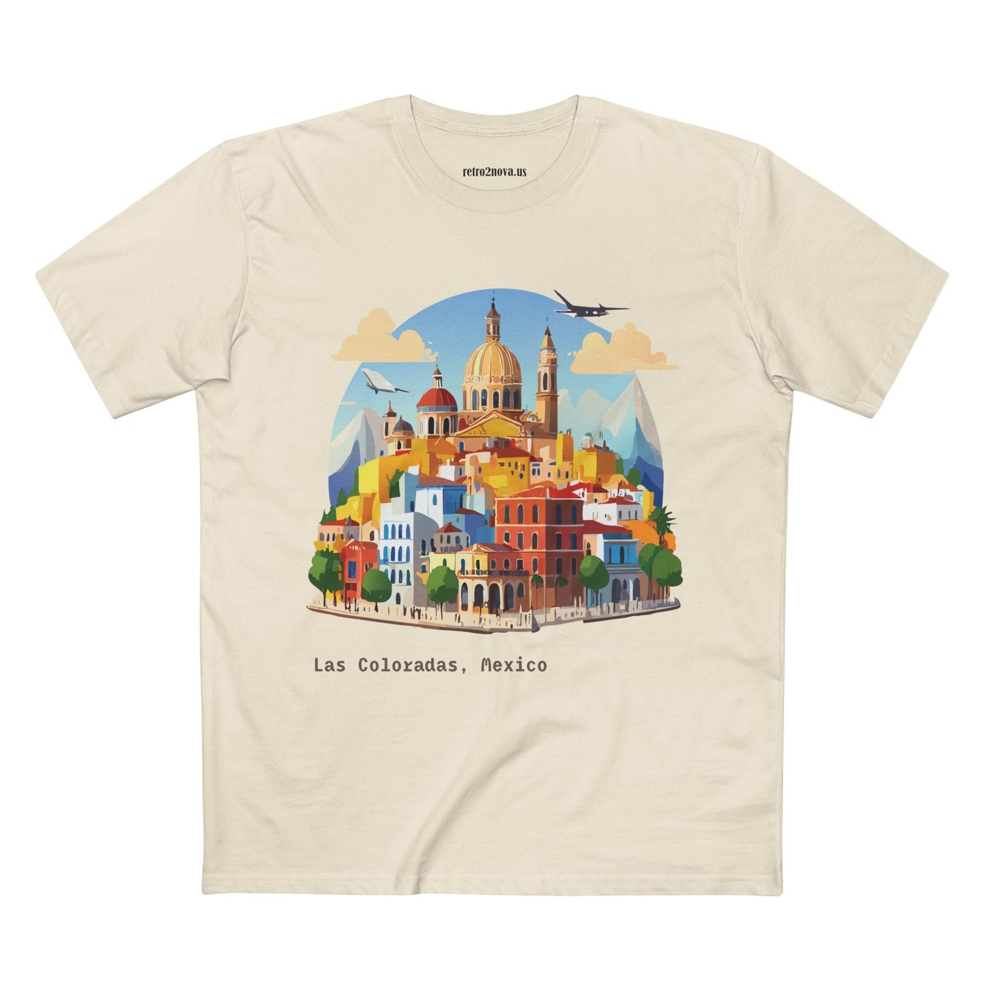 Travel Shirt Mexico Original Art Tee Unisex Premium Cotton Staple Tee With Retro2Nova Design