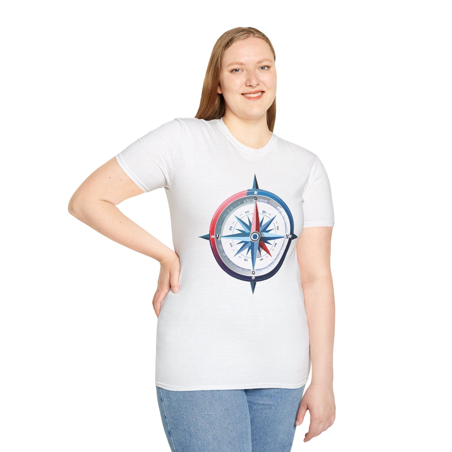 Compass Navigator Graphic Tee Unisex 100 Cotton 5