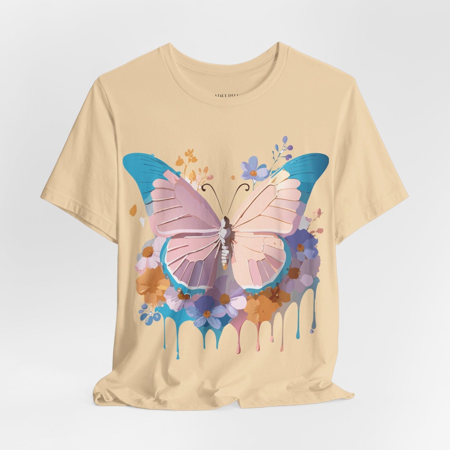 Butterfly Graphic Tee Vintage Inspired Adelpha Unisex Jersey Short Sleeve