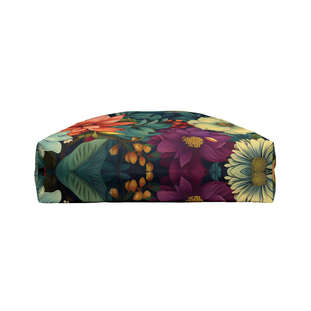 Floral Print Poly Canvas Weekender Bag 01