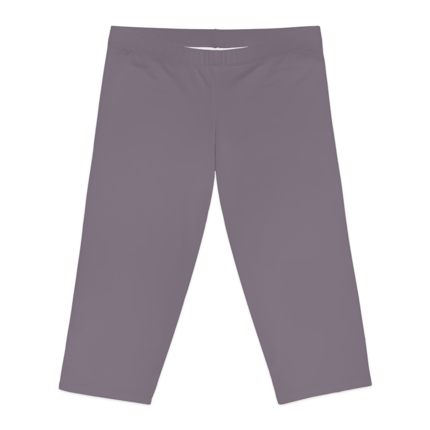 Purple Color Capri Leggings, Purple Capri Leggings 5