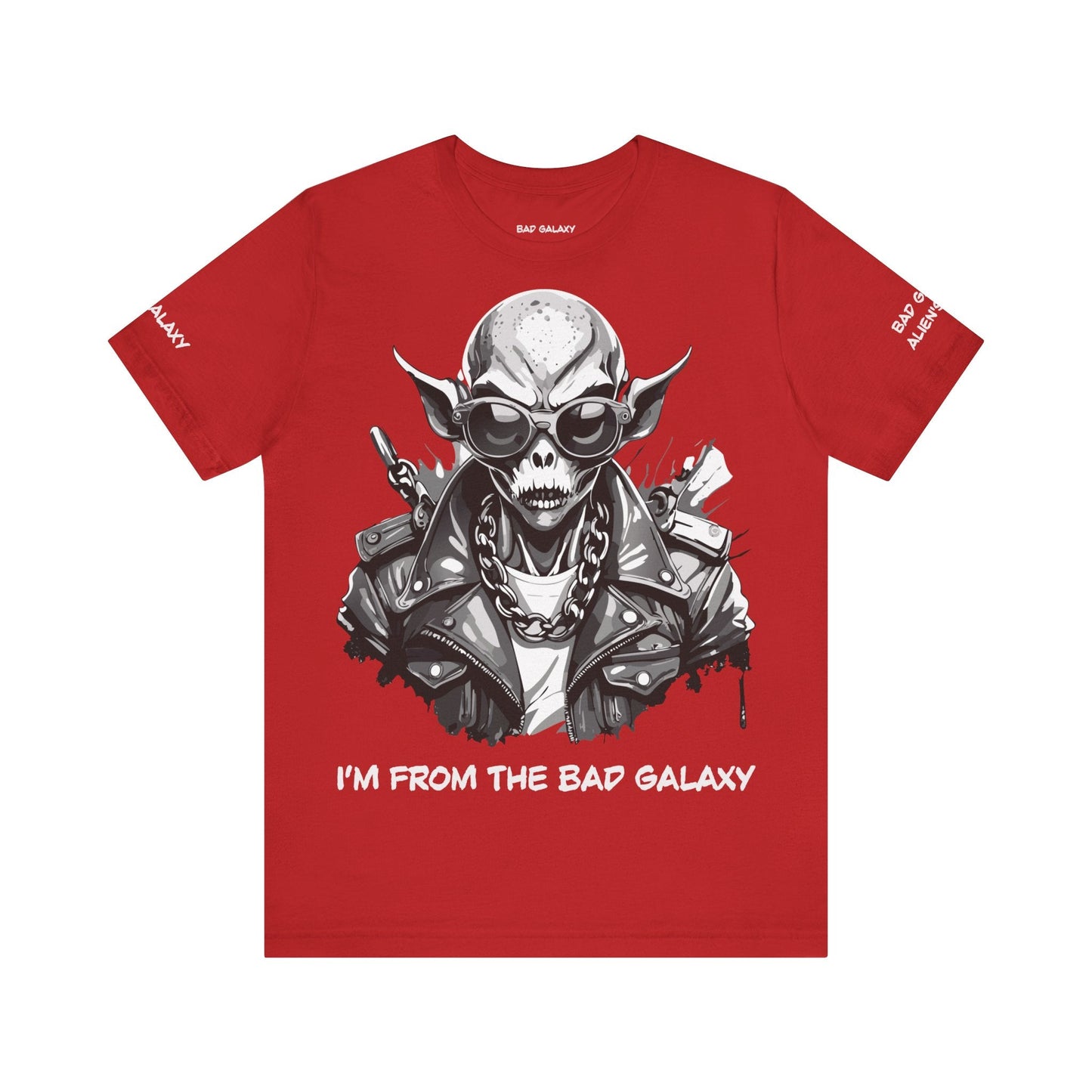 Alien Tee Shirt From Bad Galaxy Made To Order Free Shipping 100 Percent Cotton Eco Friendly In USA