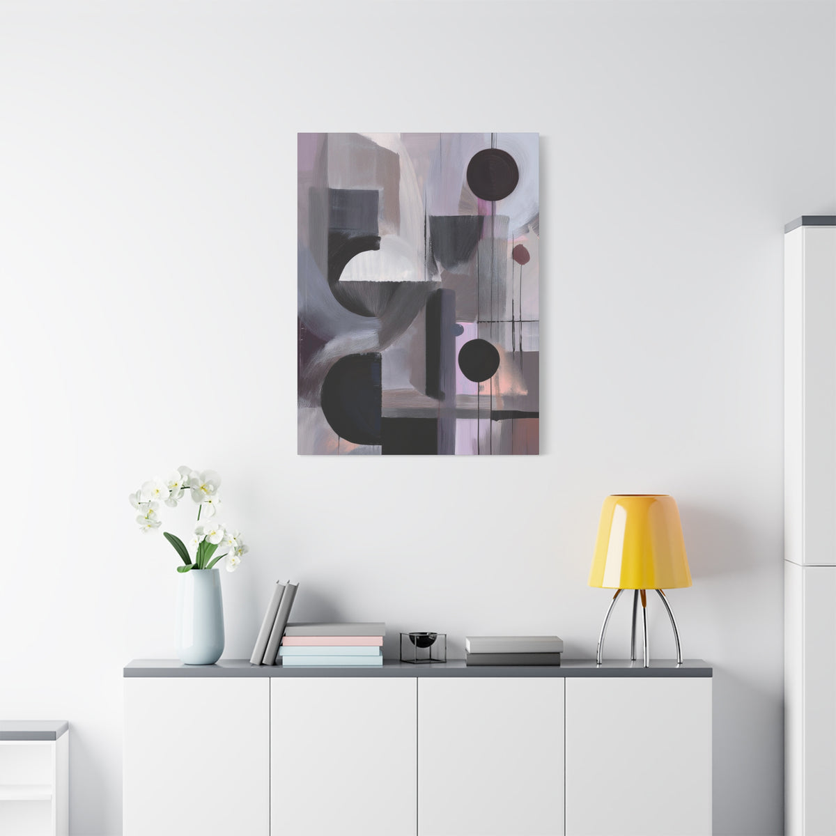 Abstract Geometric Painting Print Canvas 20x24,20x30,24x30 24x32,24x36,30x40 32x48,36x48,40x60 Pine-Wood Inner Frame ABS-46