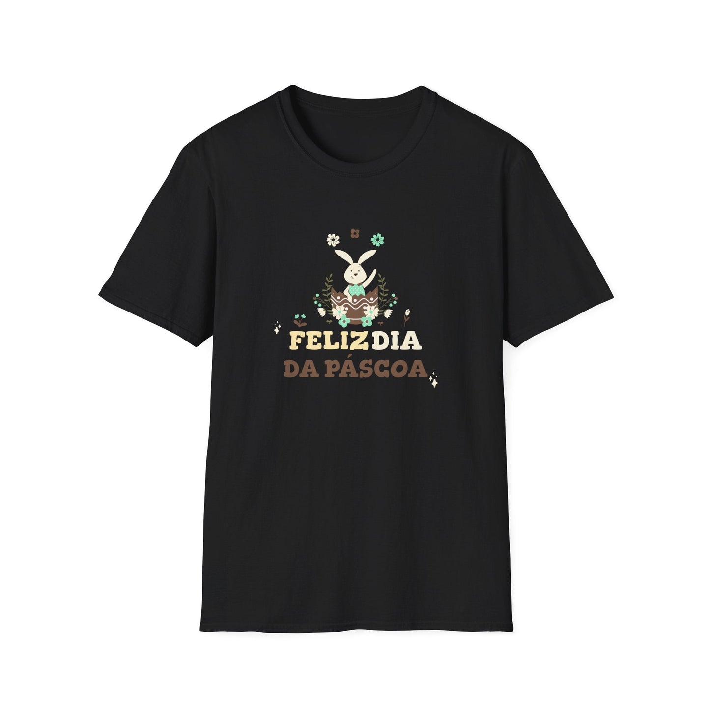 Easter Day T Shirt Unisex Softstyle Tee With Easter Design Print Gildan 64000 Comfort Fit