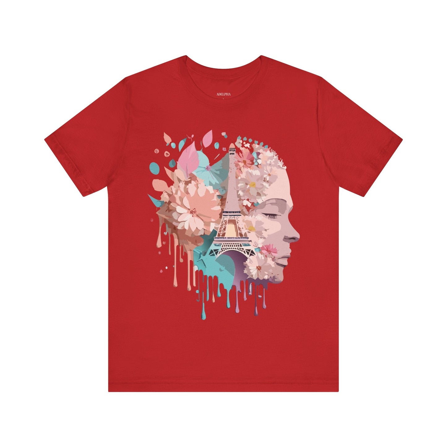 Tourist Shirt Paris Graphic Tee Unisex Jersey Short Sleeve Premium Vintage Inspired Adelpha Artwork