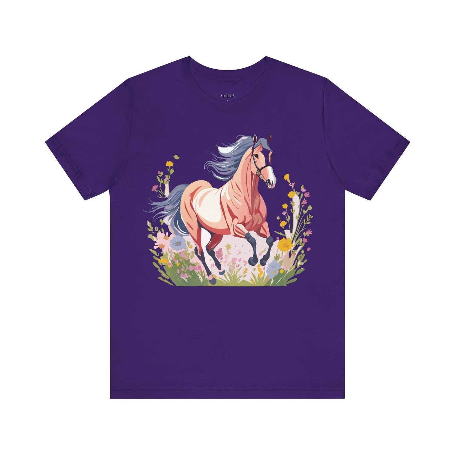 Horse Graphic Unisex 100 Cotton Vintage Animal Art T-Shirt 8