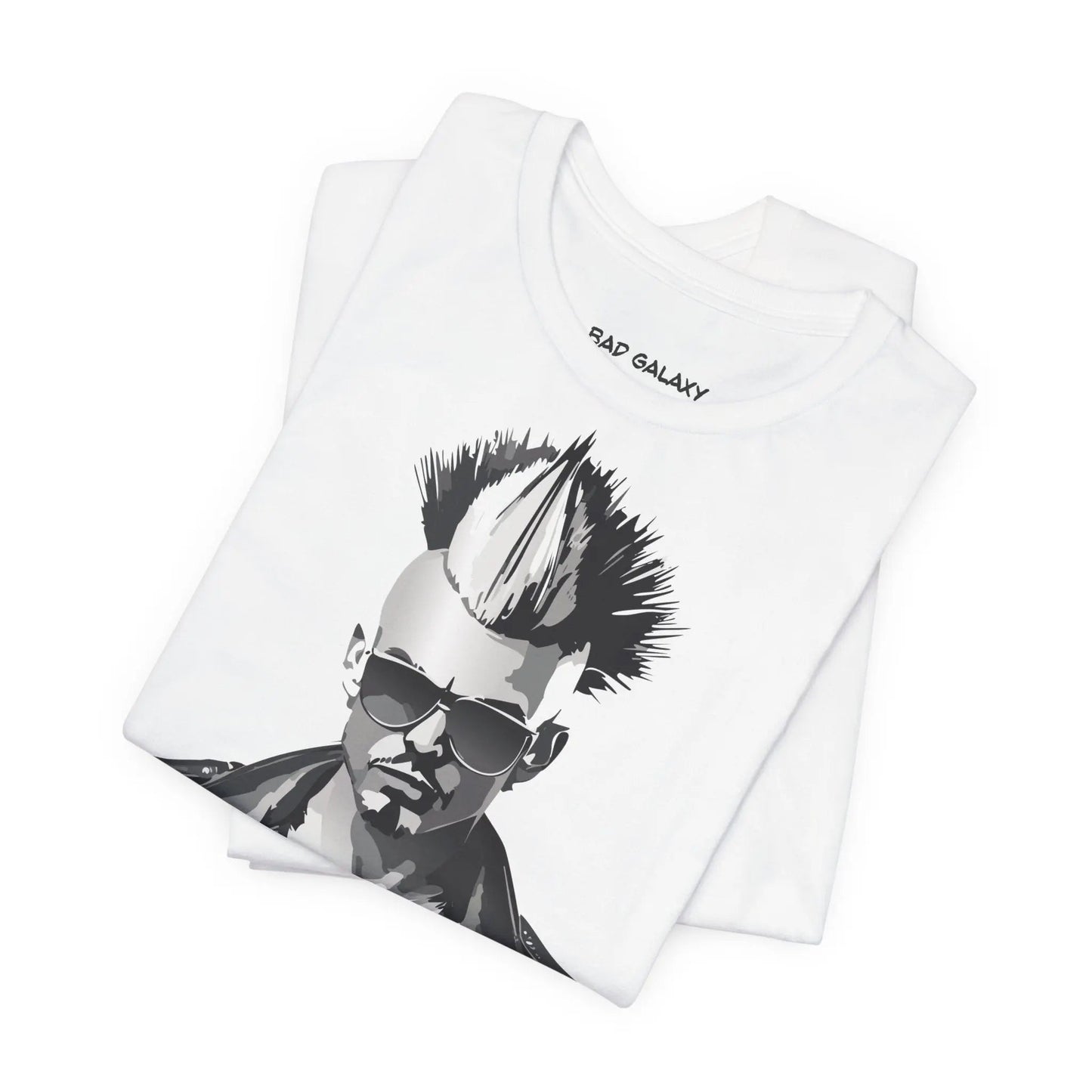 Bad Galaxy Punk Rock Tee Shirt Made In USA With Eco Friendly Ink 100 Percent Cotton
