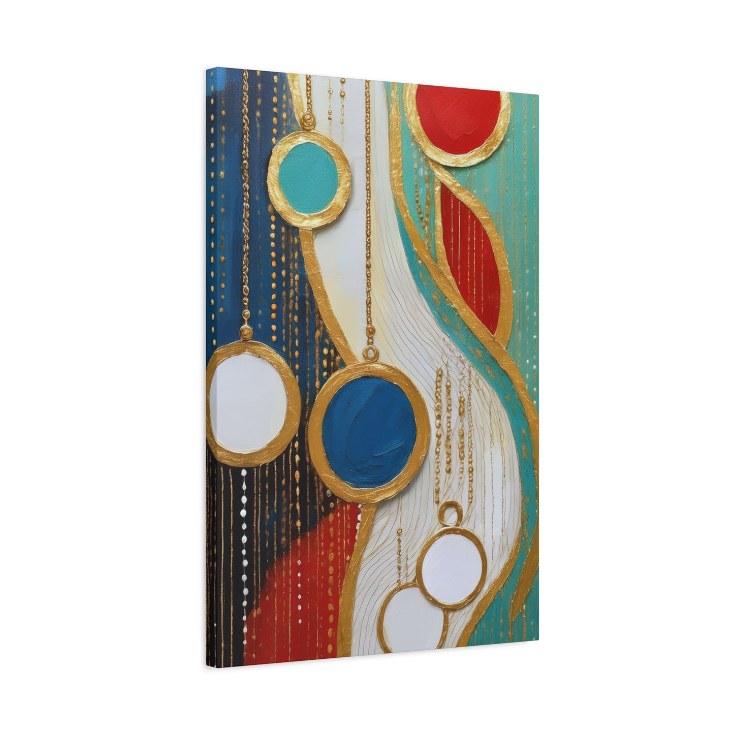 Abstract Oil Painting Print Canvas 20x24,20x30,24x30 24x32,24x36,30x40 32x48,36x48,40x60 Pine-Wood Inner Frame ABS-103