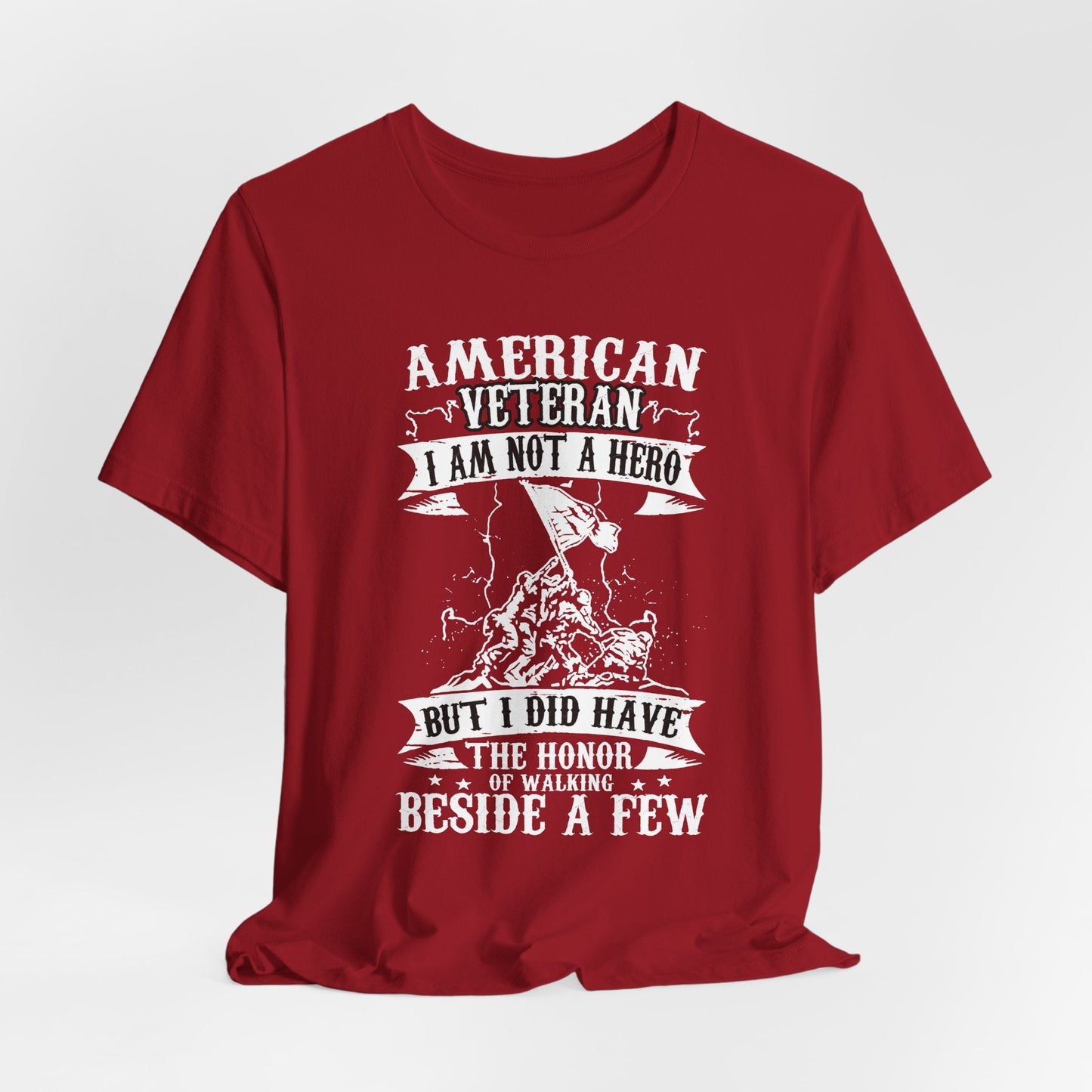 Army Veteran Patriotic Graphic Design Unisex Cotton T-Shirt v53