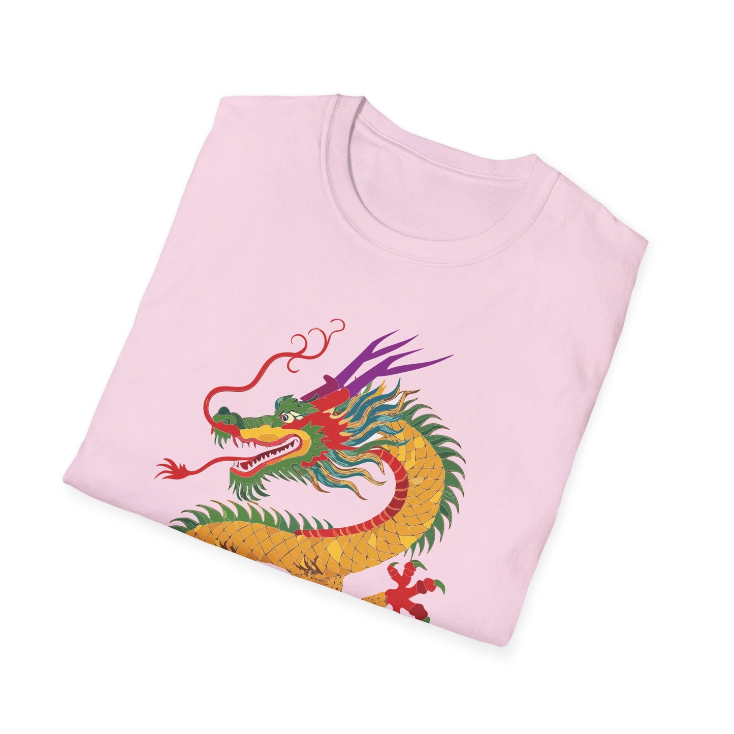 Dragon T Shirt Unisex Dragon Shirt Animal Design Softstyle Ring Spun Cotton Tee Comfort