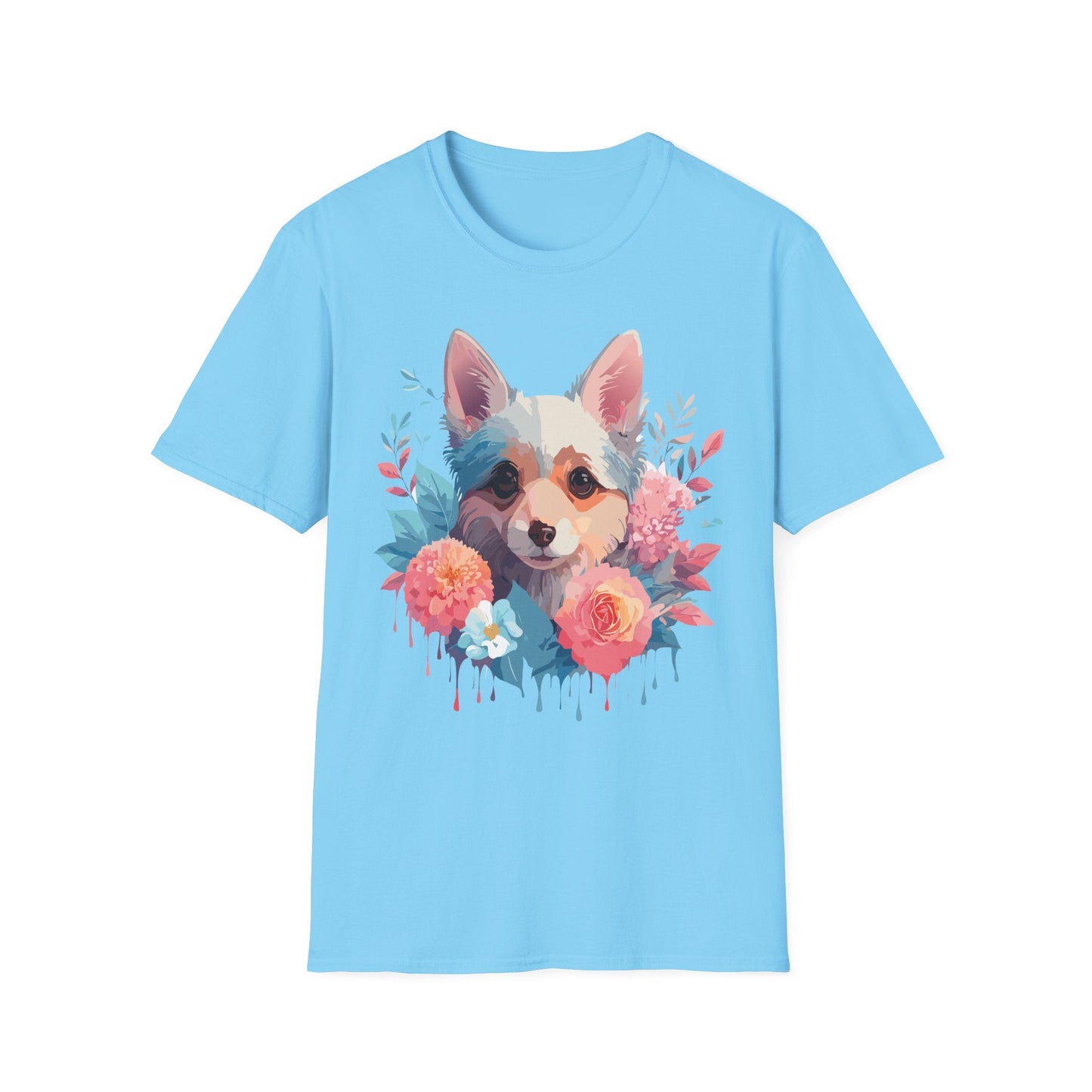 Dog Shirt Unisex Animal Print Tee With Cute Dog Designs And Comfort