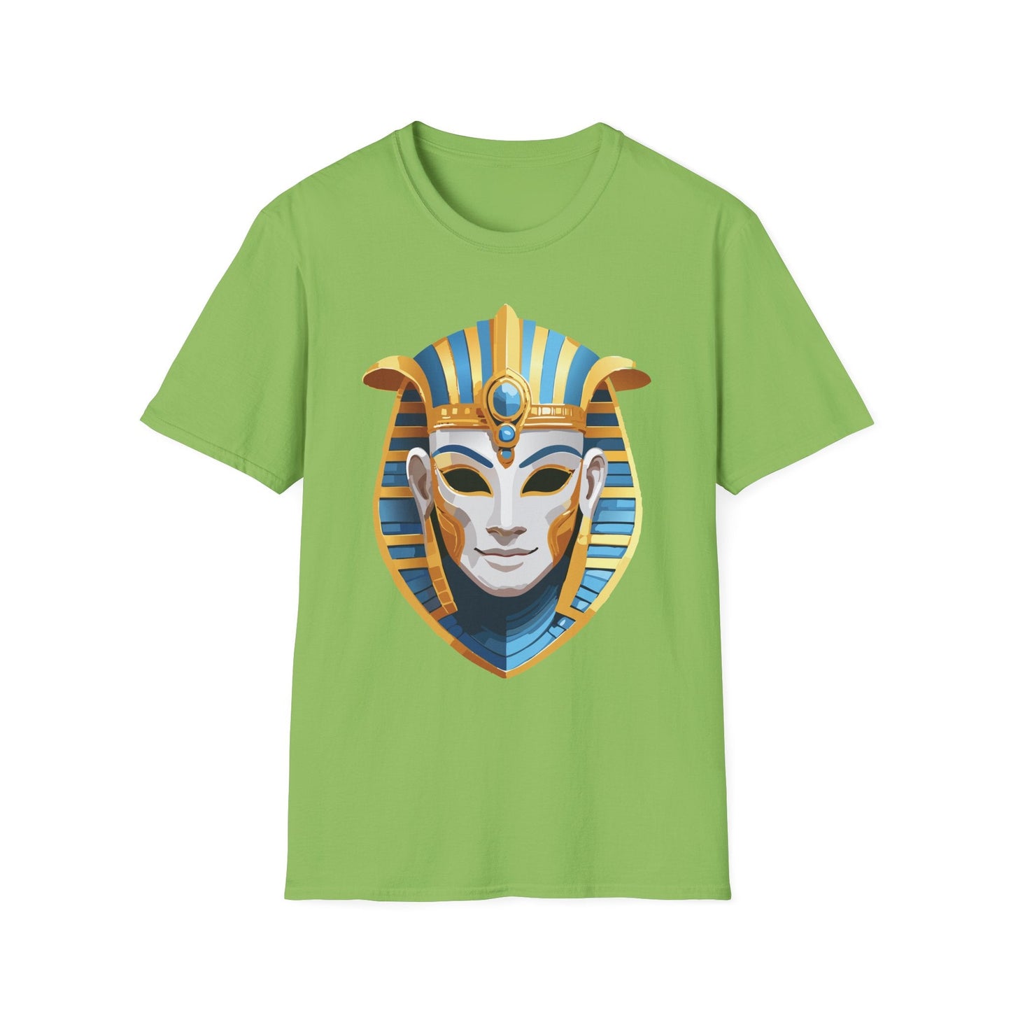 Mask Tee Shirt Unisex Gildan Softstyle 64000 Cotton Tee With Masquerade Design Artwork