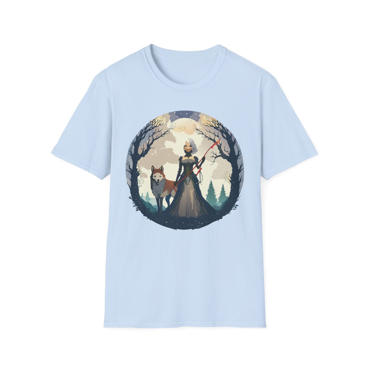 Womens Graphic T Shirts Ladies Art Design Tee Unisex Softstyle Cotton Tee Everyday Comfort
