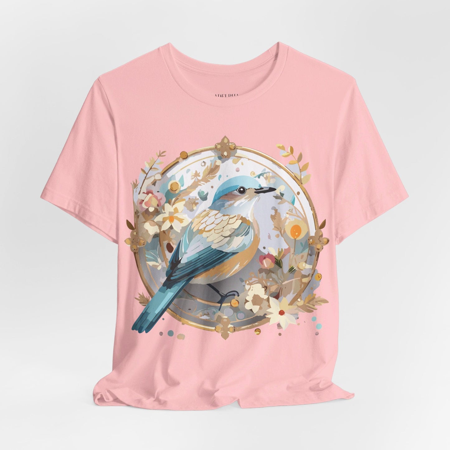 Adelpha Medallion Graphic T Shirt Unisex Short Sleeve Vintage Inspired Art Design