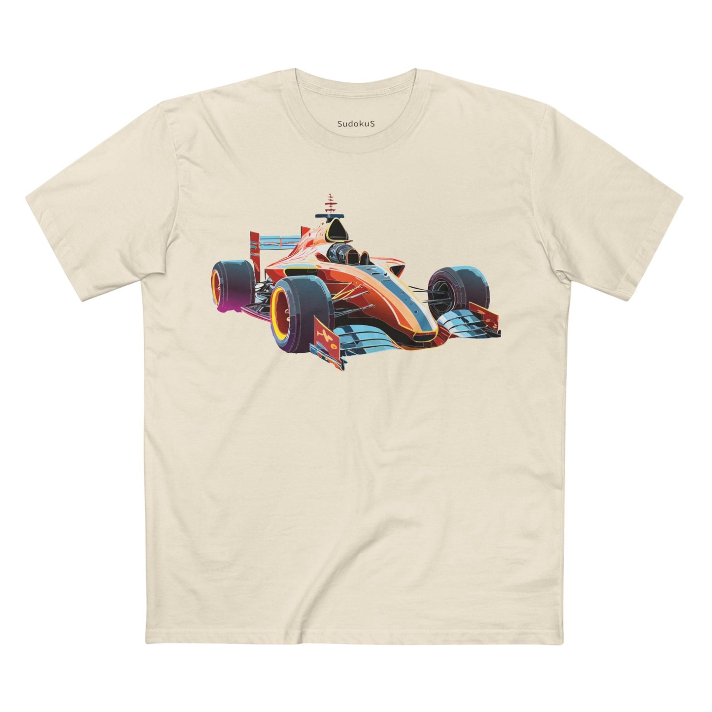 Car Graphic Unisex 100 Cotton Staple Tee 10