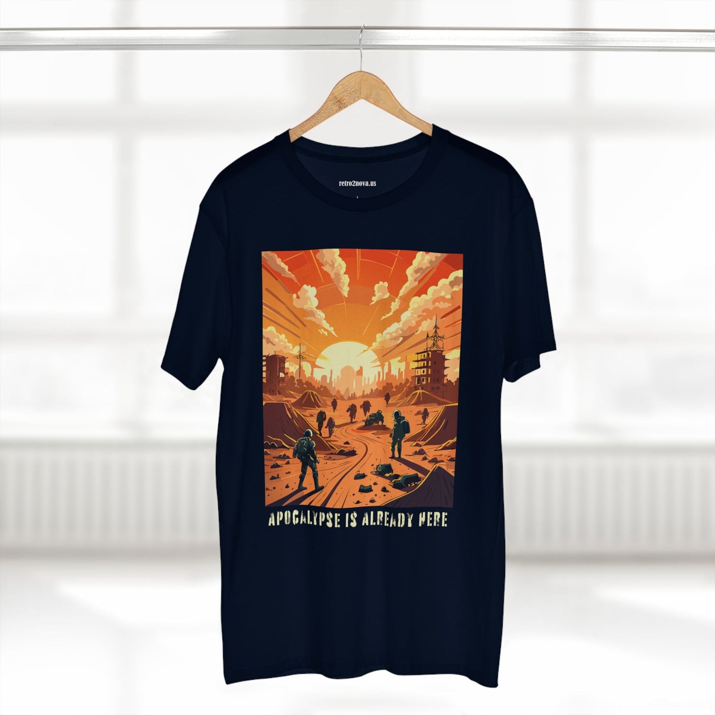 Cataclysm Doomsday Shirt Unisex Premium Cotton Tee With Original Art Retro2Nova Design